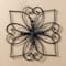 Glitzhome® 20" Traditional Heart and Petal Iron Scroll Outdoor Wall Decor